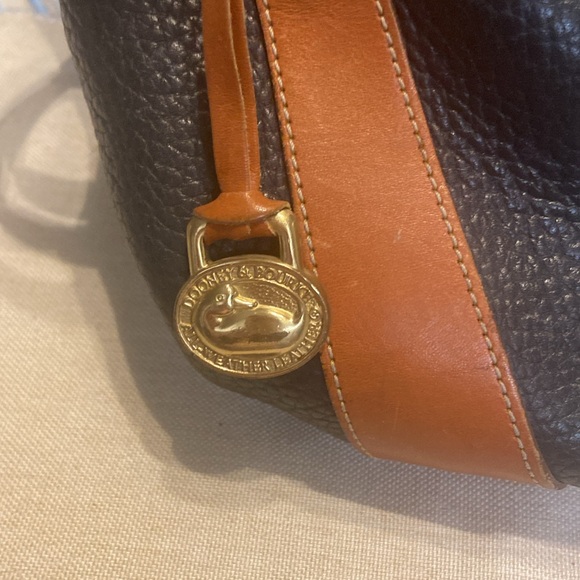 Dooney & Bourke 80's Vintage black leather bag - Picture 2 of 5